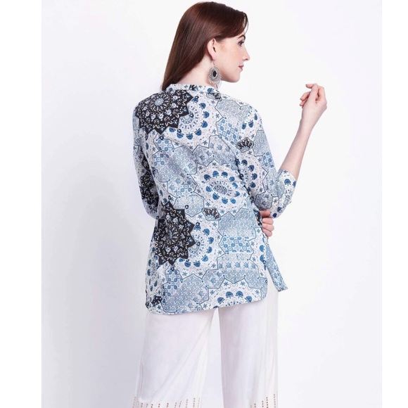 Srishti Pintuck Tunic NWT - Picture 2 of 7